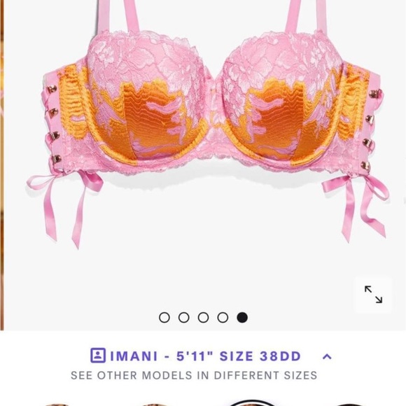 2 savage x fenty padded lace up one orange x pink, one pink x red. Size 40 C - Picture 3 of 3